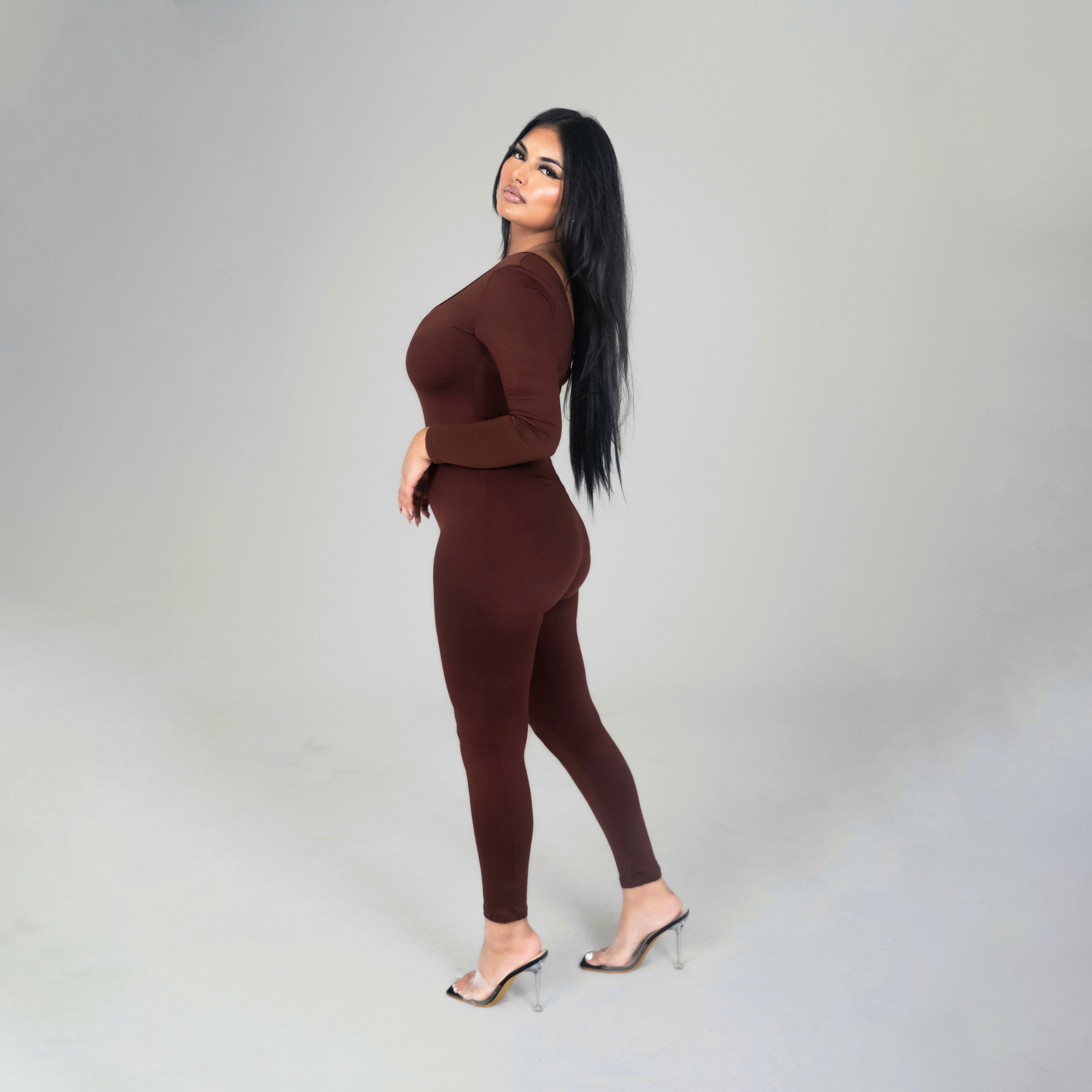 Brown Fall Jumpsuit