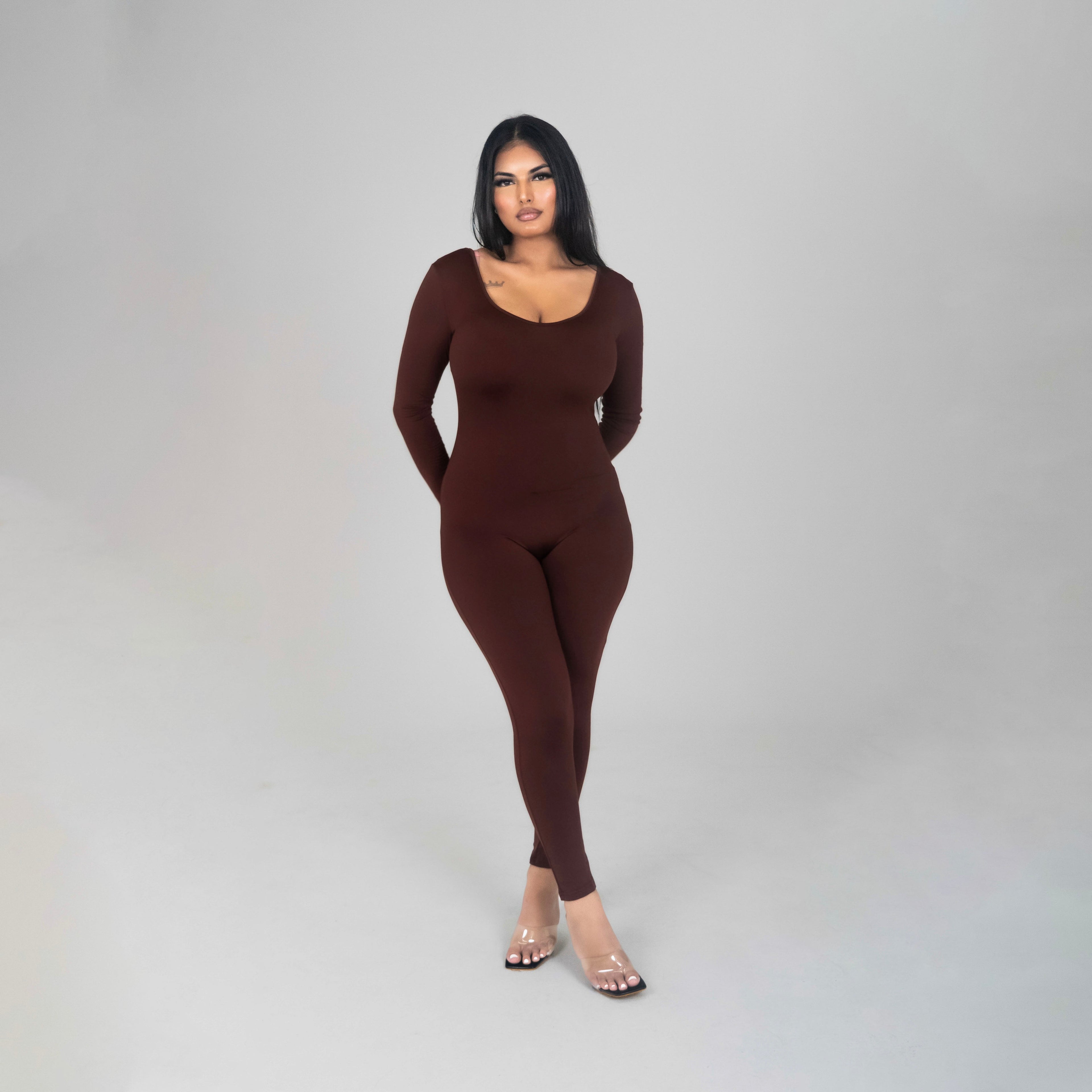 Brown Fall Jumpsuit