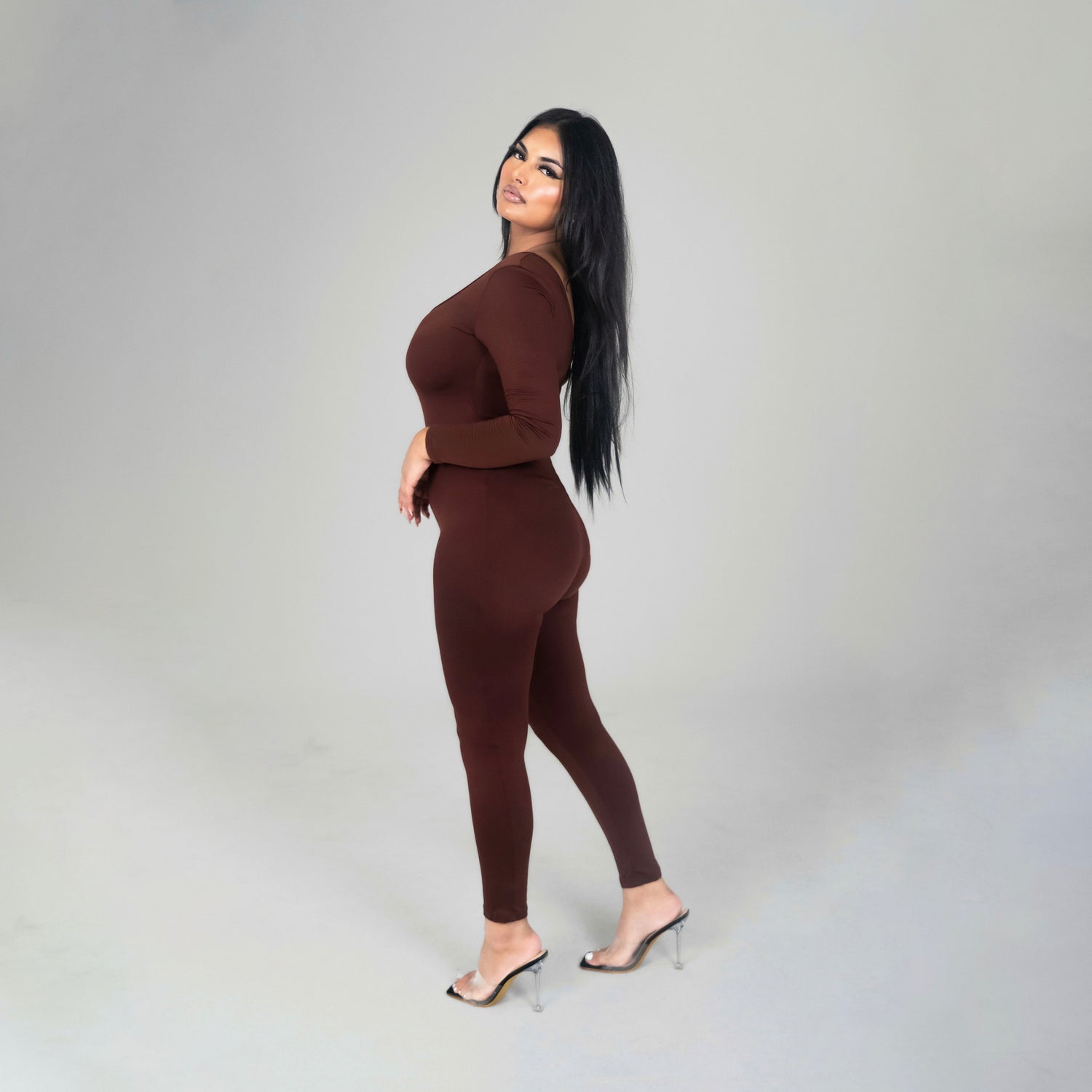 Brown Fall Jumpsuit