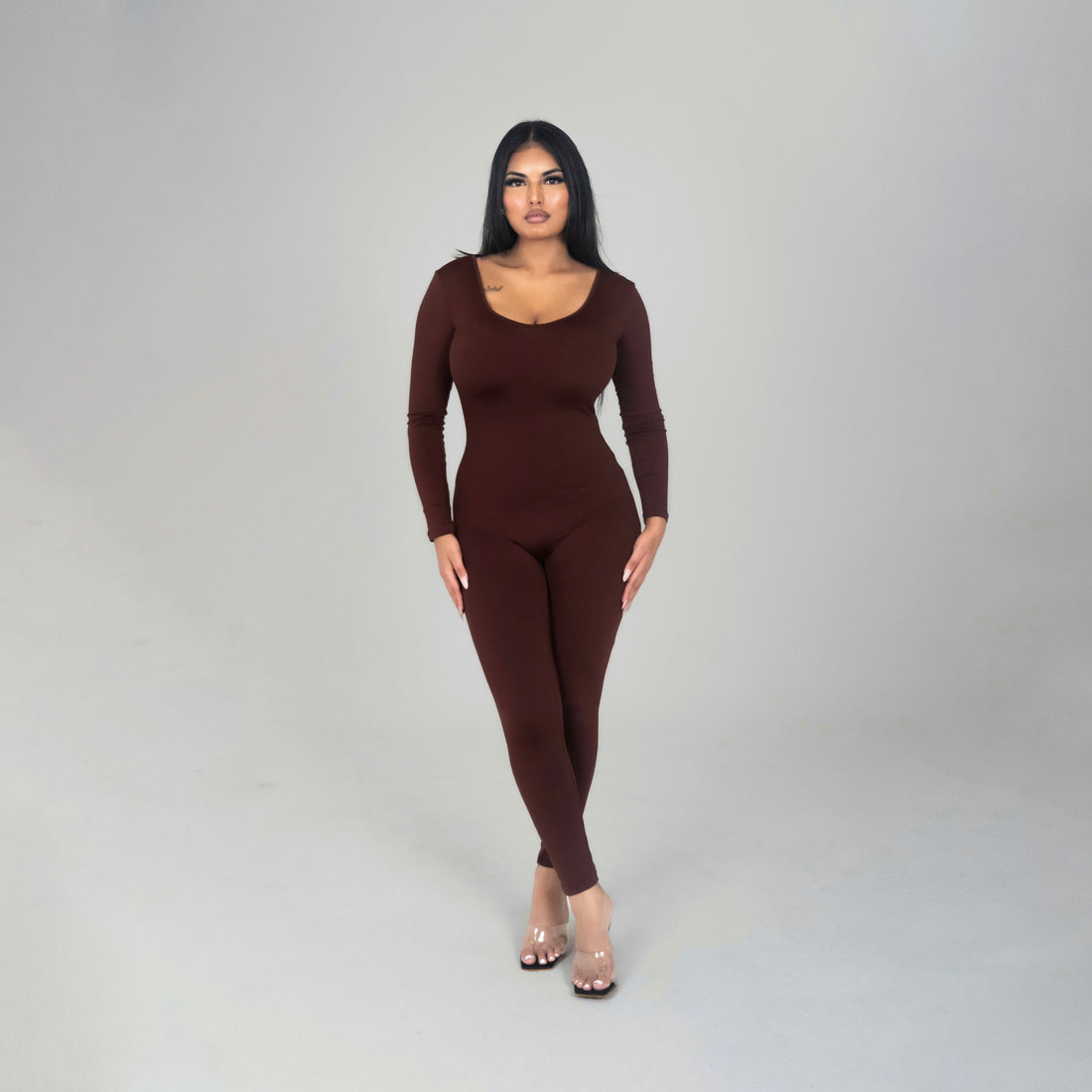 Brown Fall Jumpsuit
