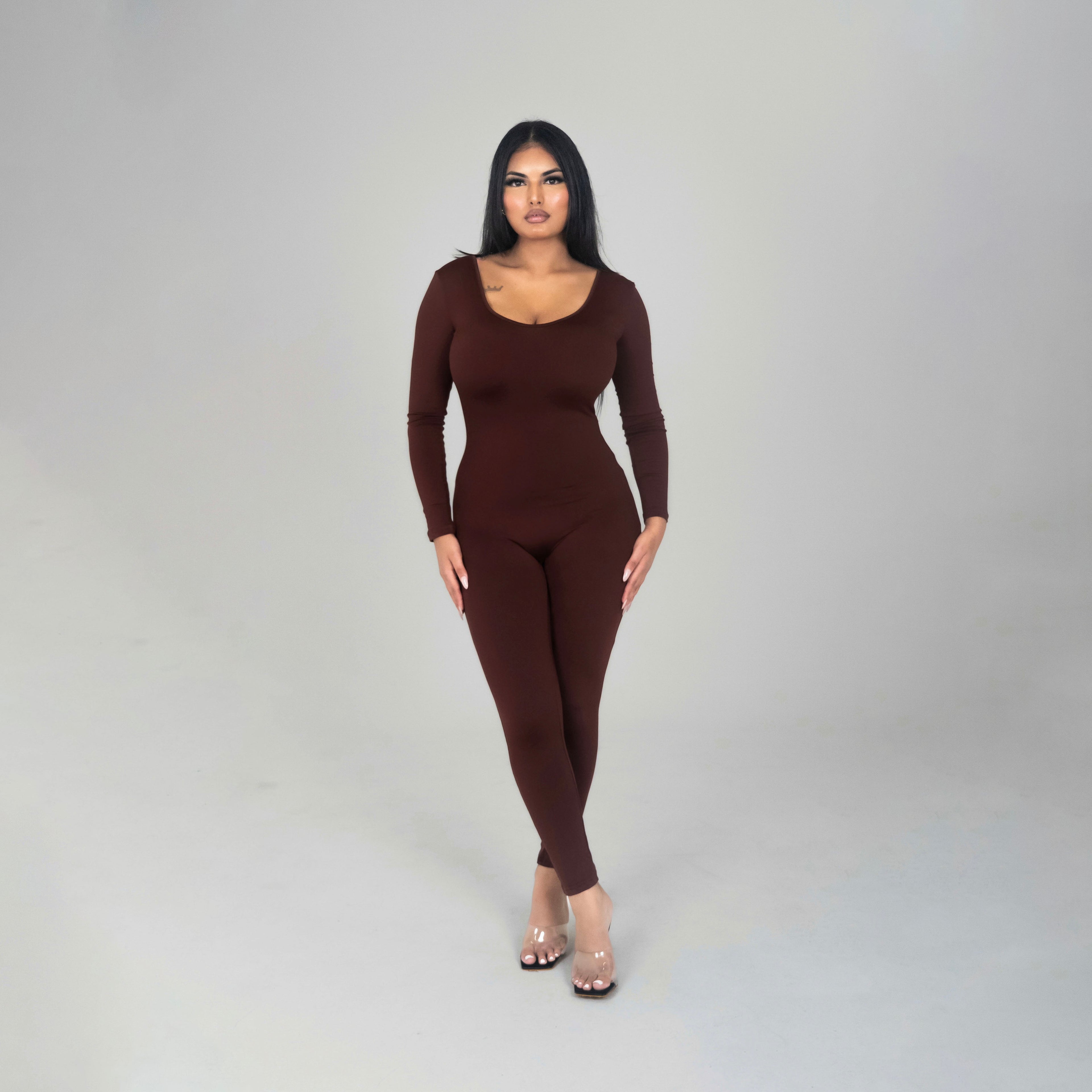 Brown Fall Jumpsuit